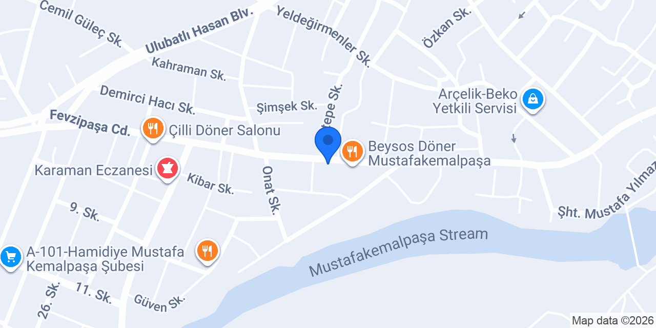 Turab Fastfood konumu