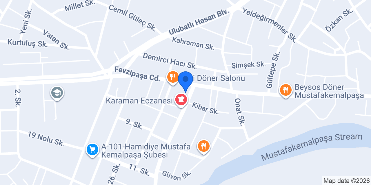 Erden Yapi Muteahhitlik Emlak konumu