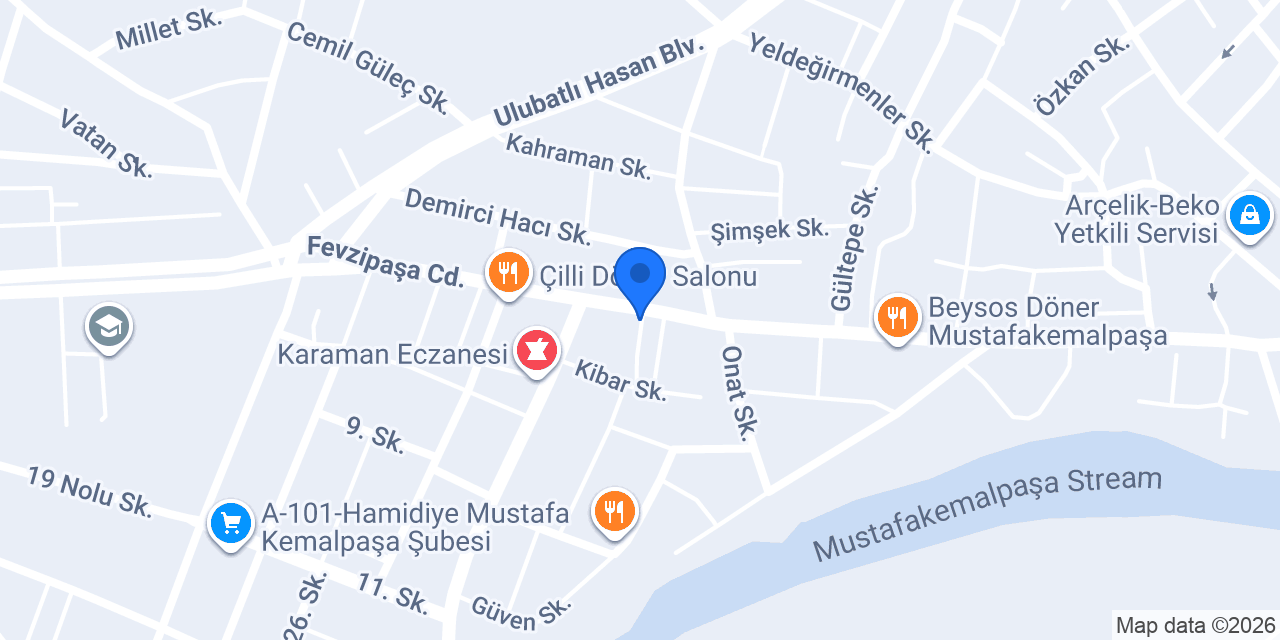 ÇETİNKAYA ELEKTRİK konumu