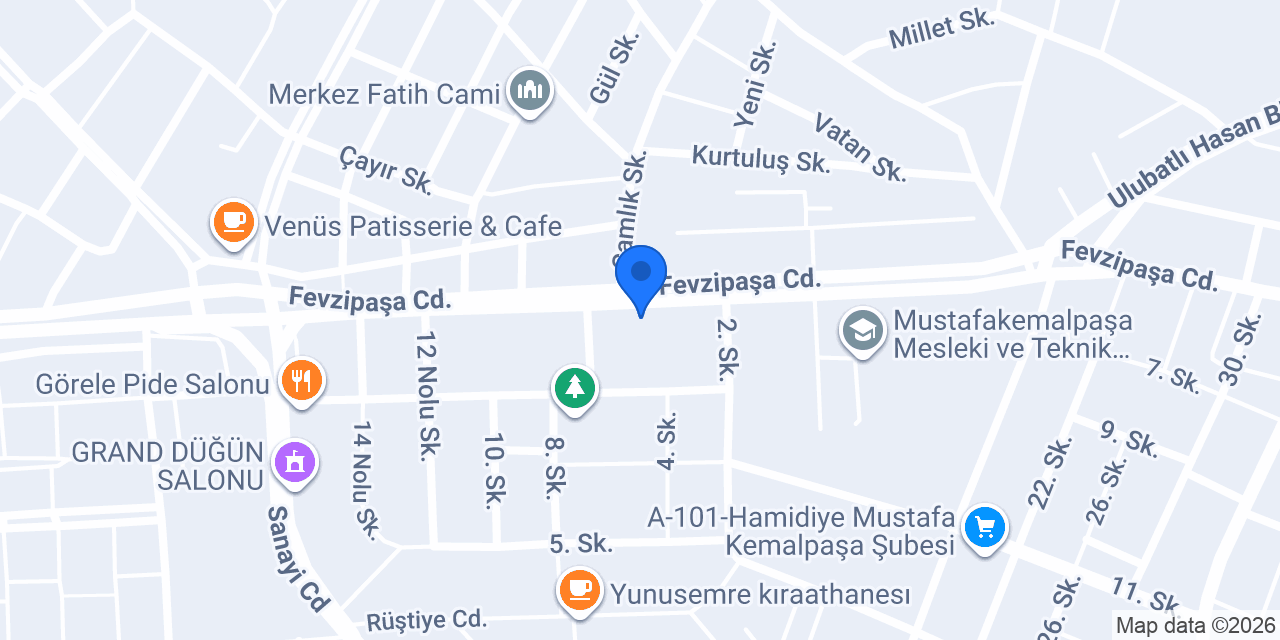 Çamlık Kıraathanesi konumu