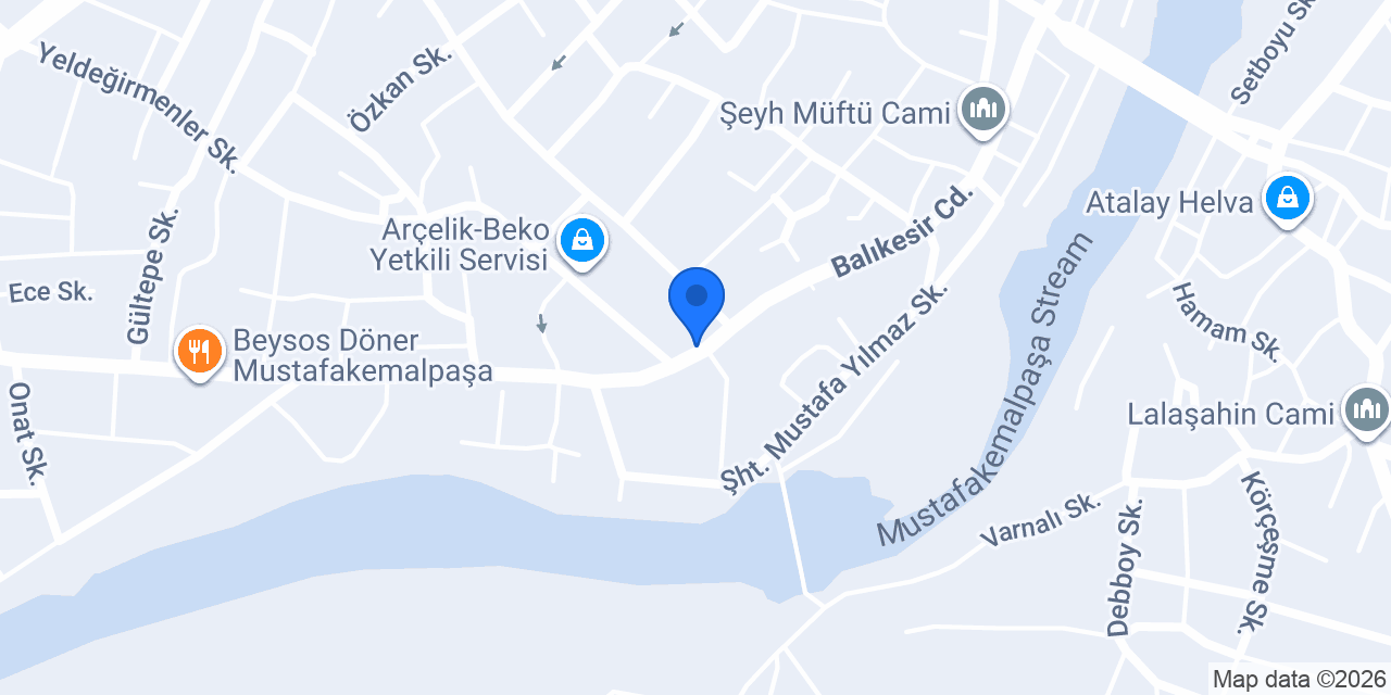 ÖZERTAŞ ELEKTRİK konumu