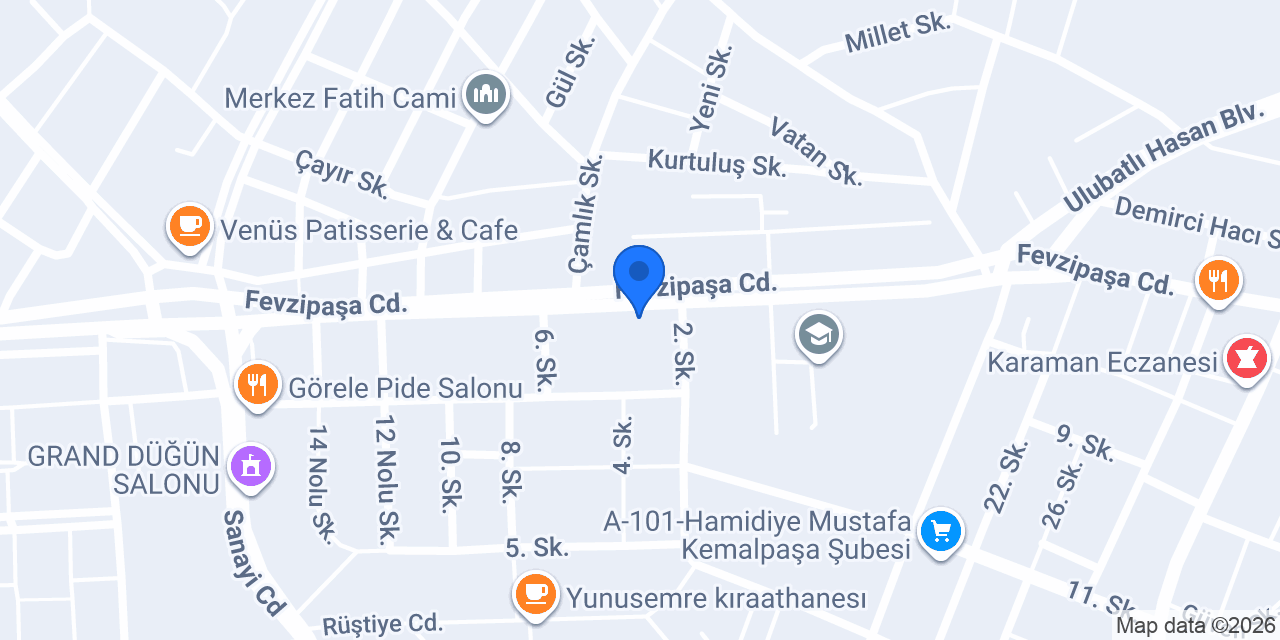Hep Yek Fast Food konumu