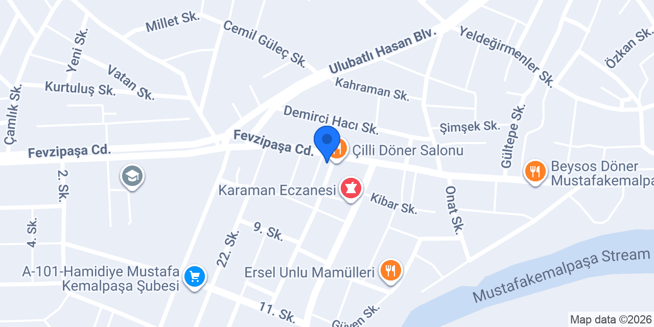 OZAN OPTİK konumu