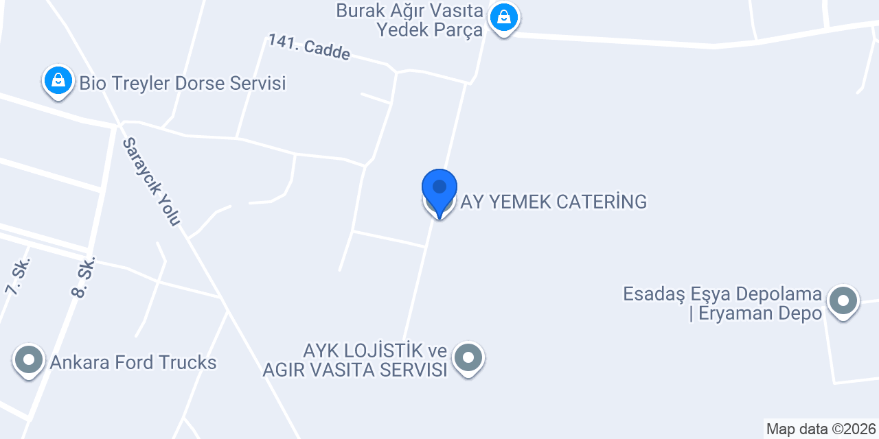 AY YEMEK CATERİNG konumu