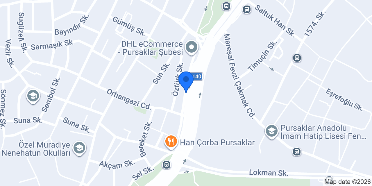 AES OTO AKSESUAR konumu