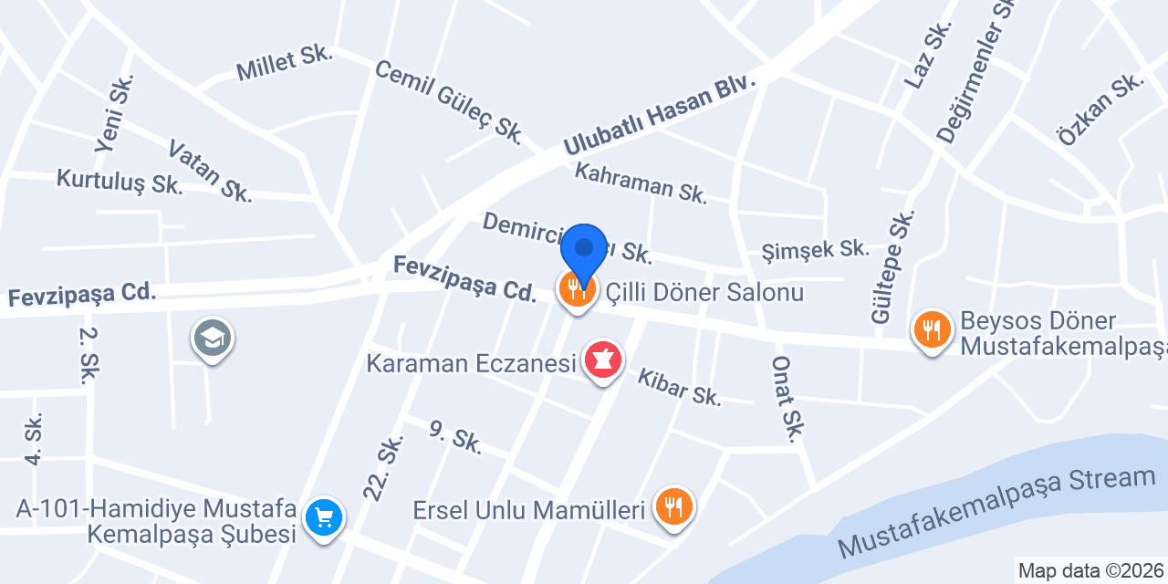 KINAY TEKNİK konumu