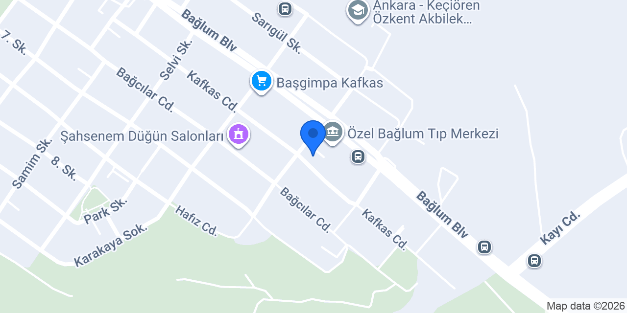 Ankara Birlik Cam Balkon konumu