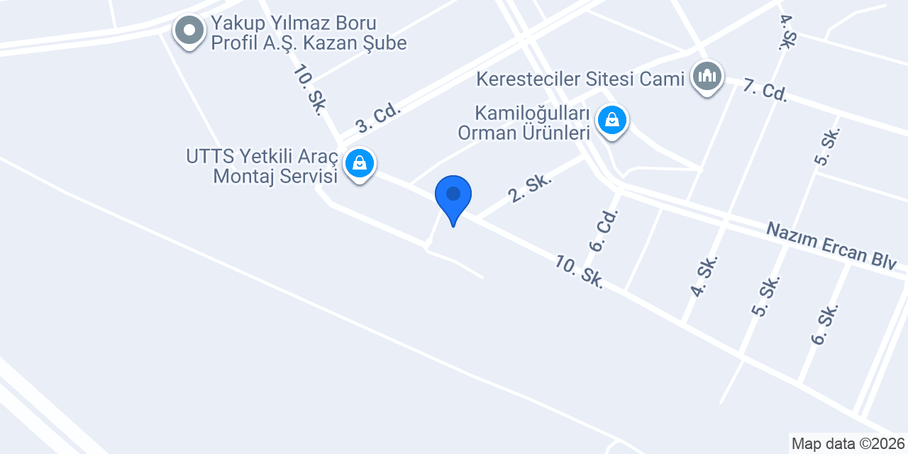 Astav Asma Tavan Üretimi konumu