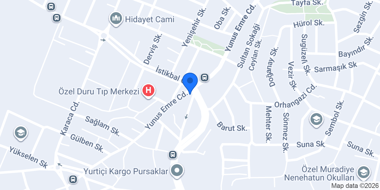Pursaklar Çiçek Tasarım konumu