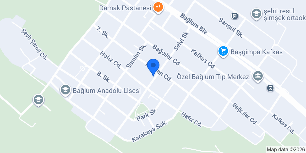 Karahan Mobilya konumu