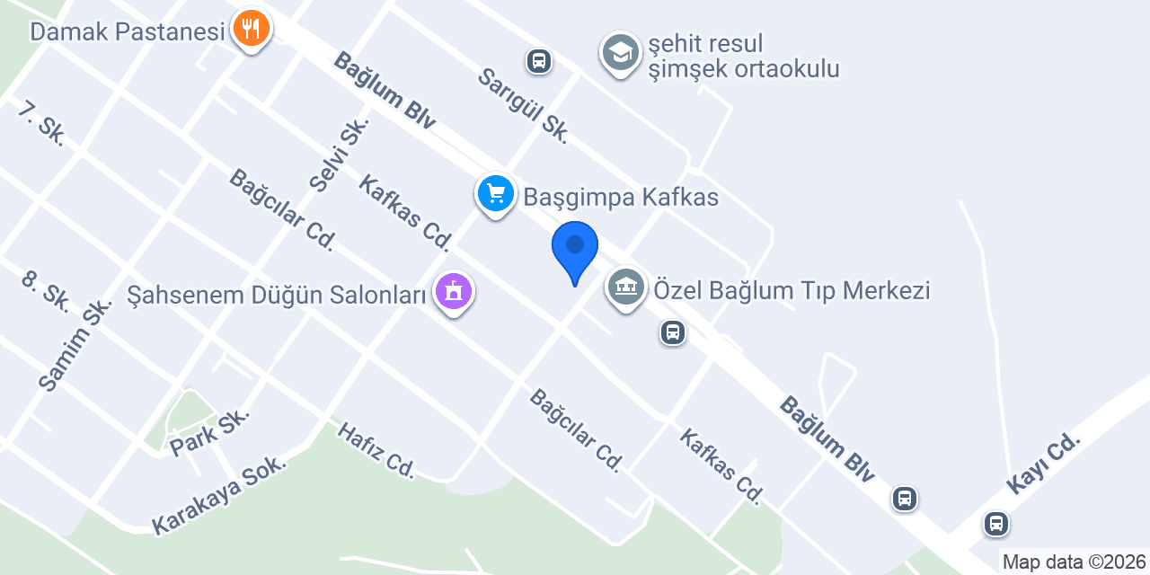 UÇBEY Dürüm Evi konumu