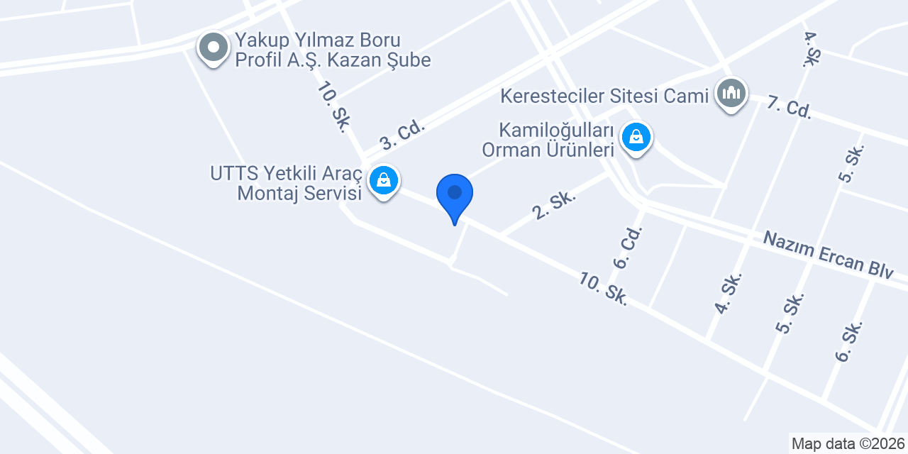 Precesan İnşaat Prefabrik ve Çadır Sanayii konumu