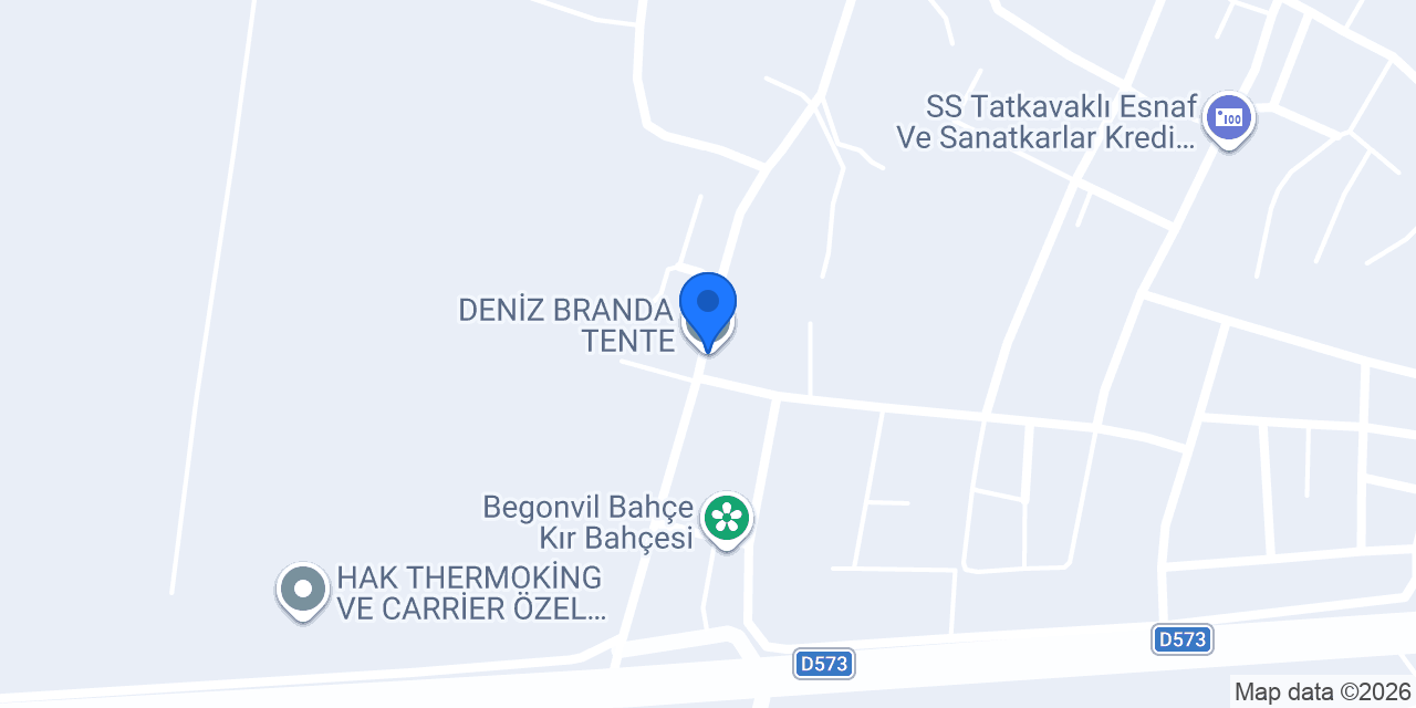 DENİZ BRANDA TENTE konumu