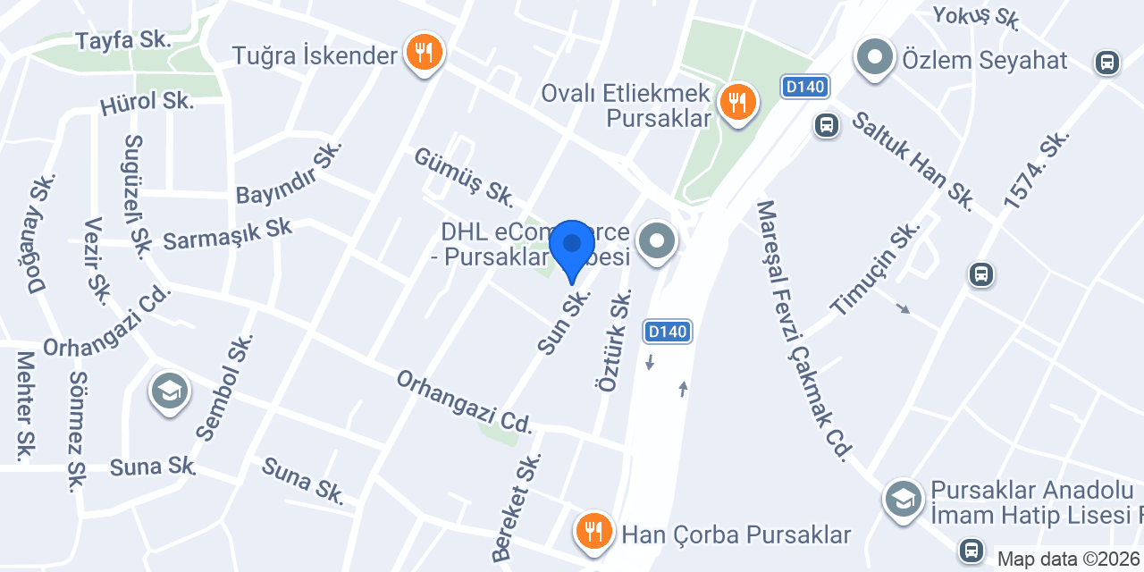 VakıfBank Pursaklar Şubesi konumu