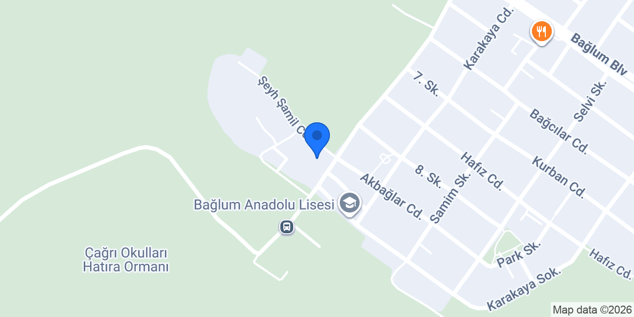 Bülbül Dekorasyon konumu