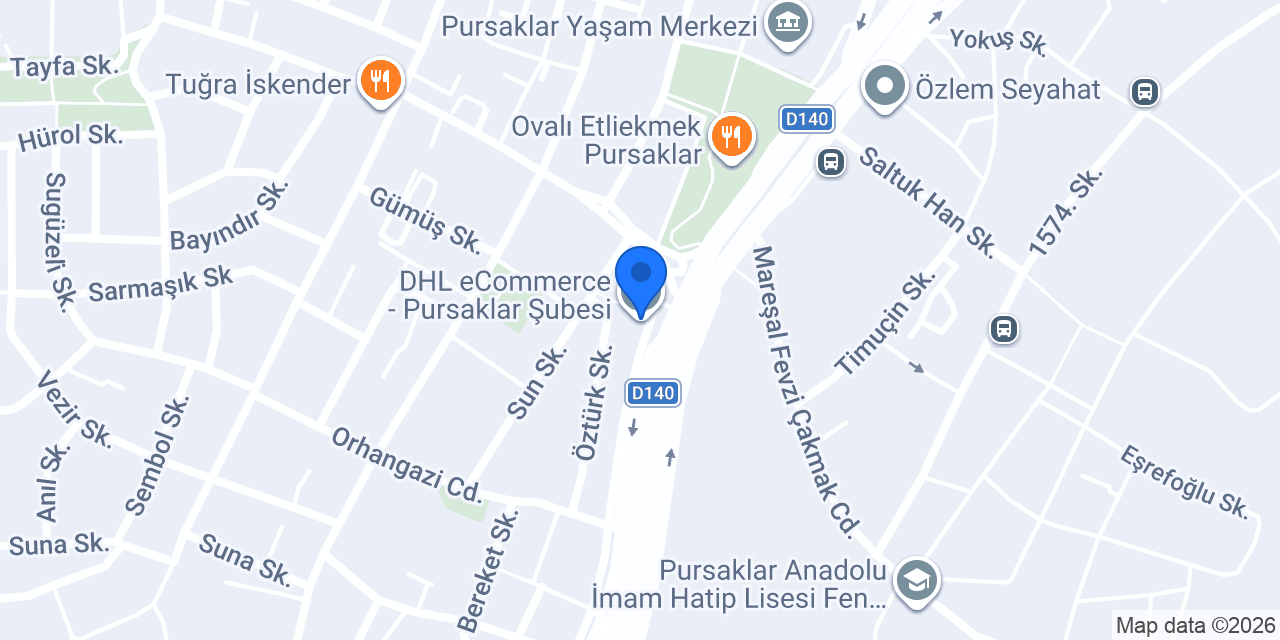 DHL eCommerce - Pursaklar Şubesi konumu