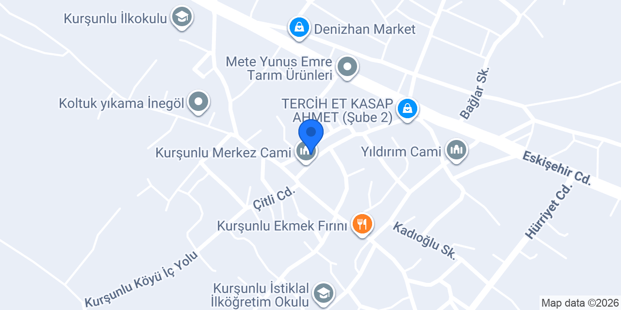 Kurşunlu Belediyesi konumu