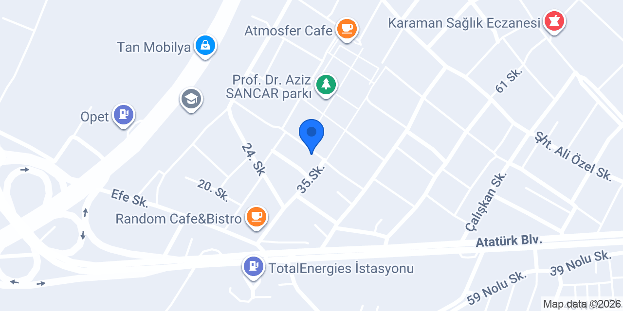 Mabelle cafe konumu