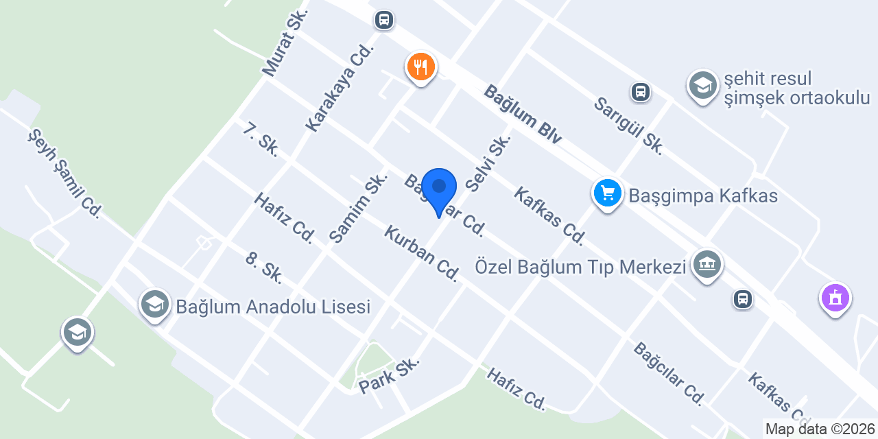 Öz Kafkas Market konumu
