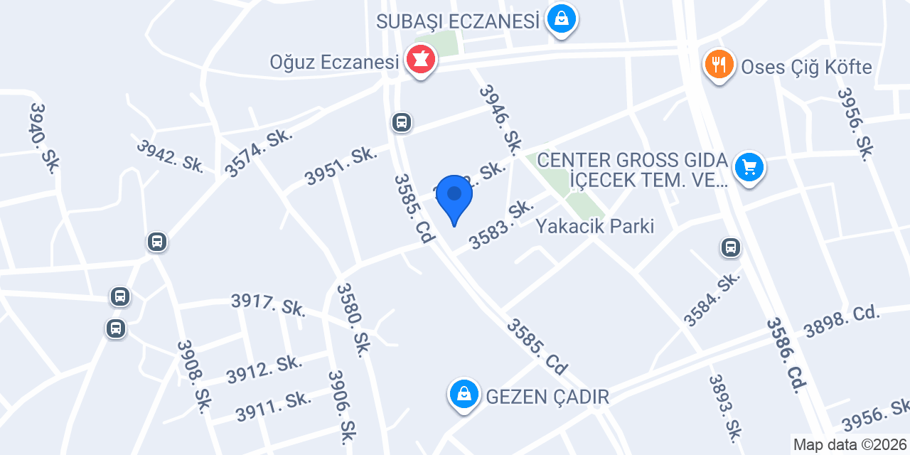 Kudret Şahin Kuaför Salonu konumu