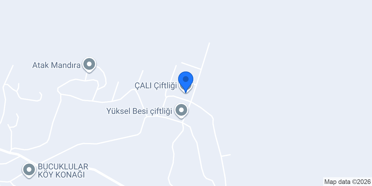 ÇALI Çiftliği konumu