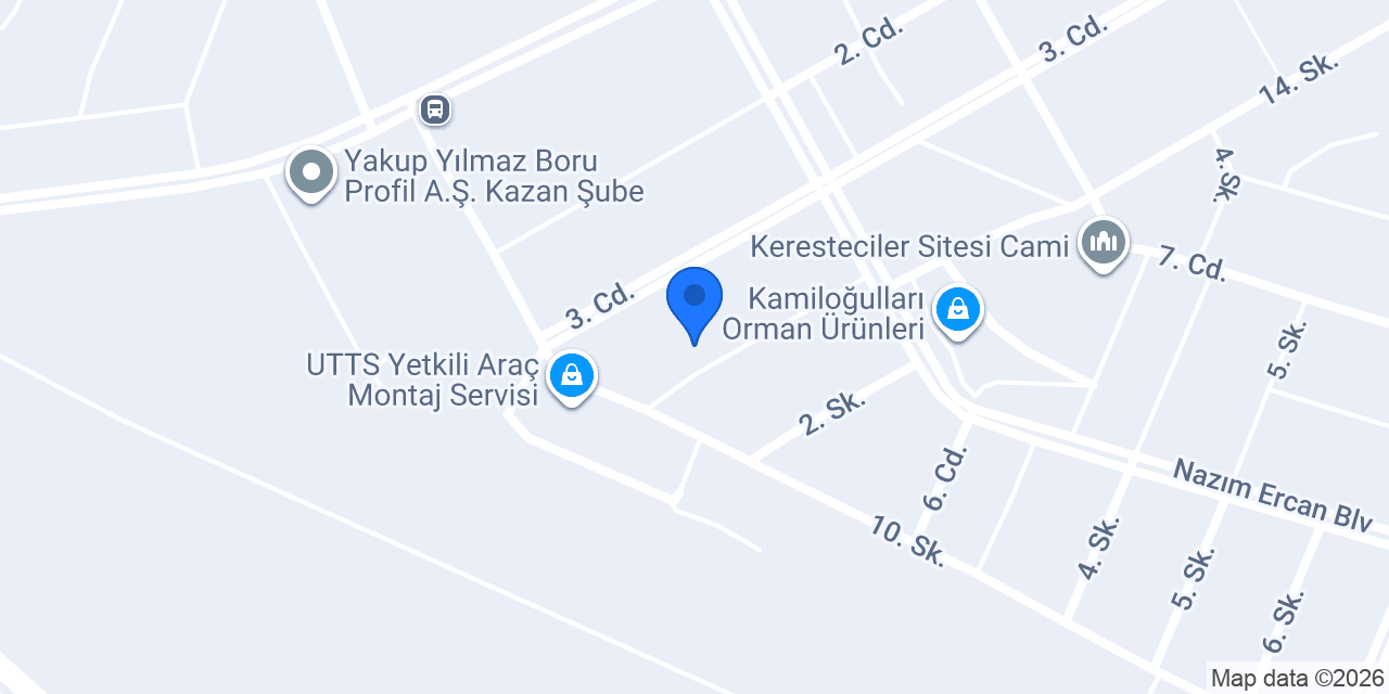Cihan Lojistik / Ankara Depo konumu