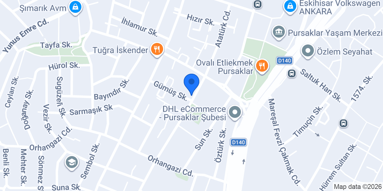 Turuncu Kırtasiye konumu