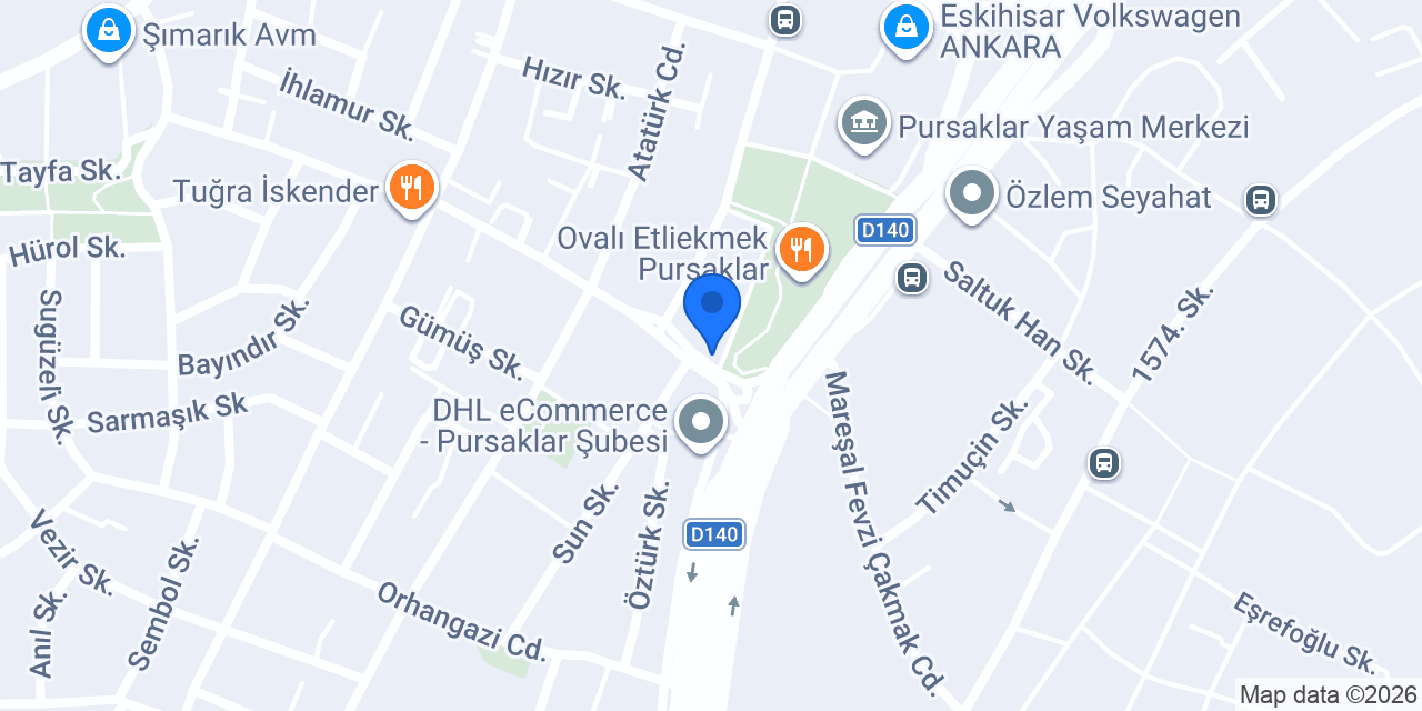 Gazmatik Kiosk konumu