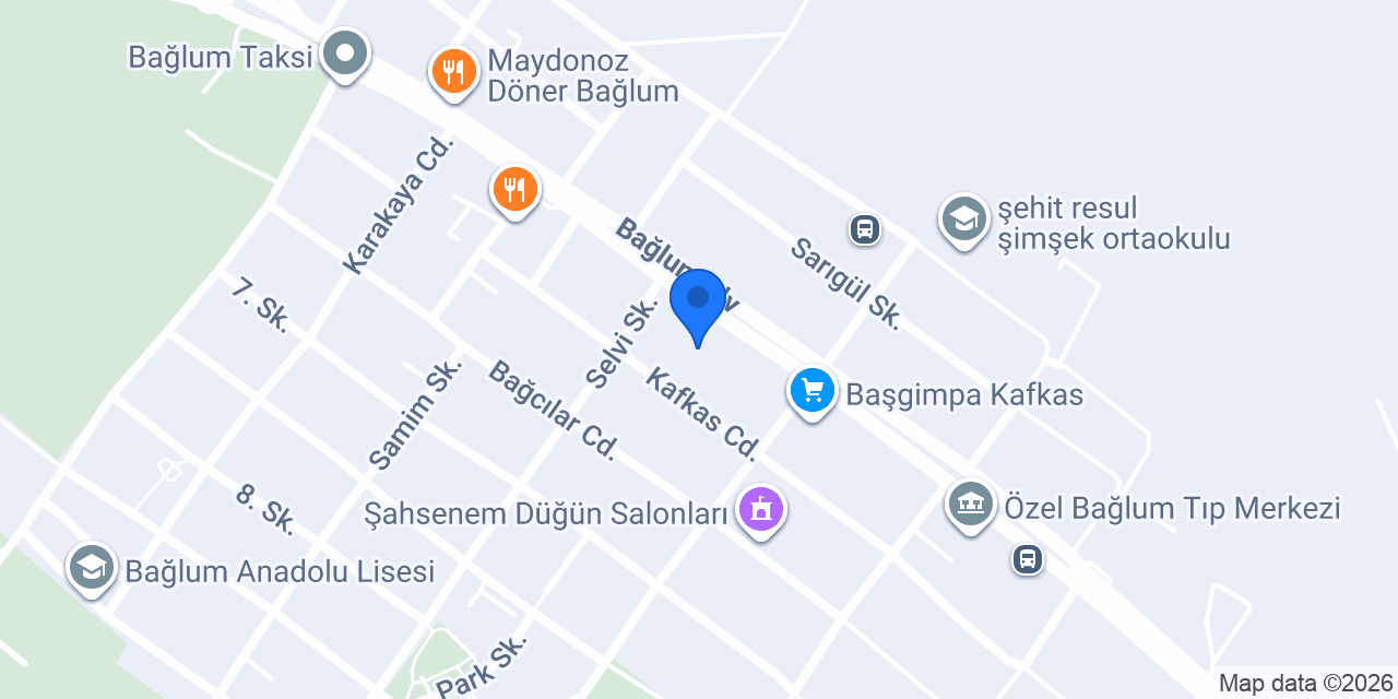Namlı Et konumu