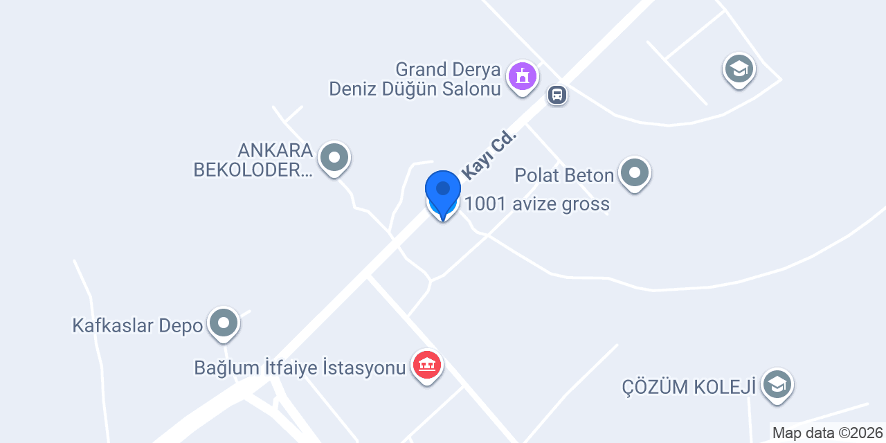 1001 avize gross konumu