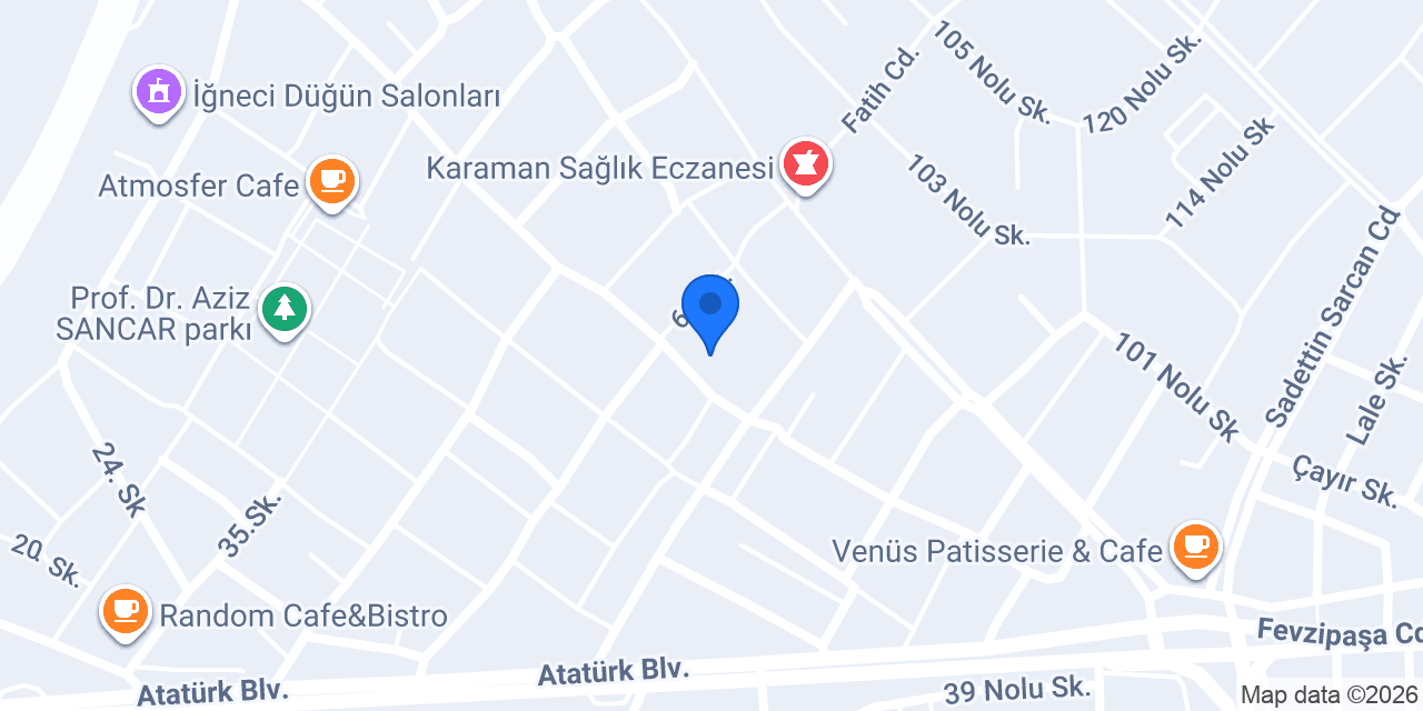 OKU-TAŞ San. ve Tic. Ltd. Şti. konumu