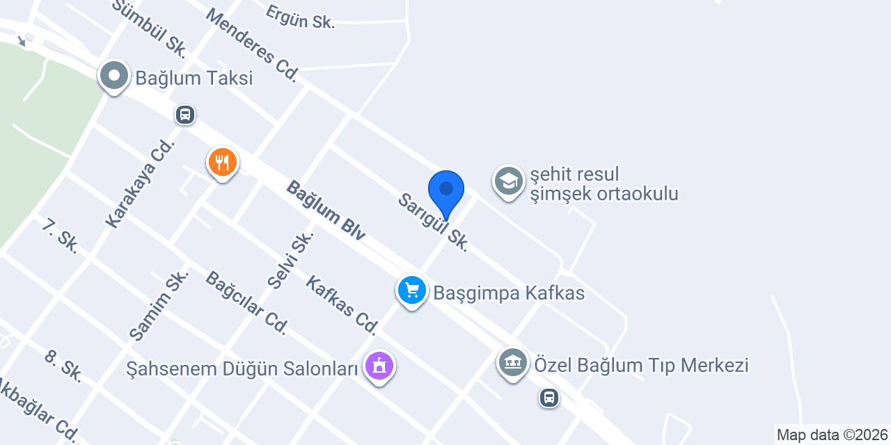Baged Ekmek konumu
