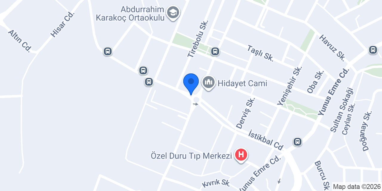 Kısım Oto Lastik konumu