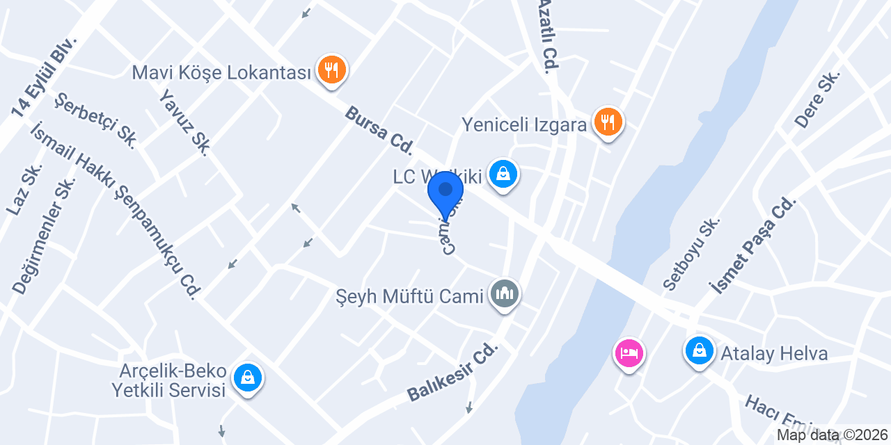 çt motor ve ekipmanları konumu