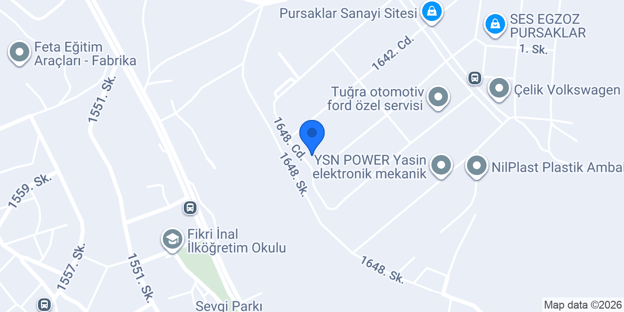 Seçen oto kaporta konumu