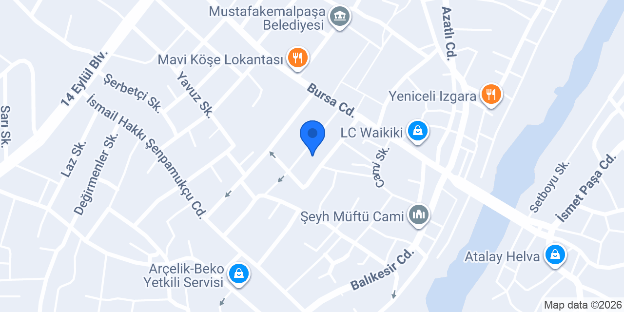 İLBİLİ AVM konumu