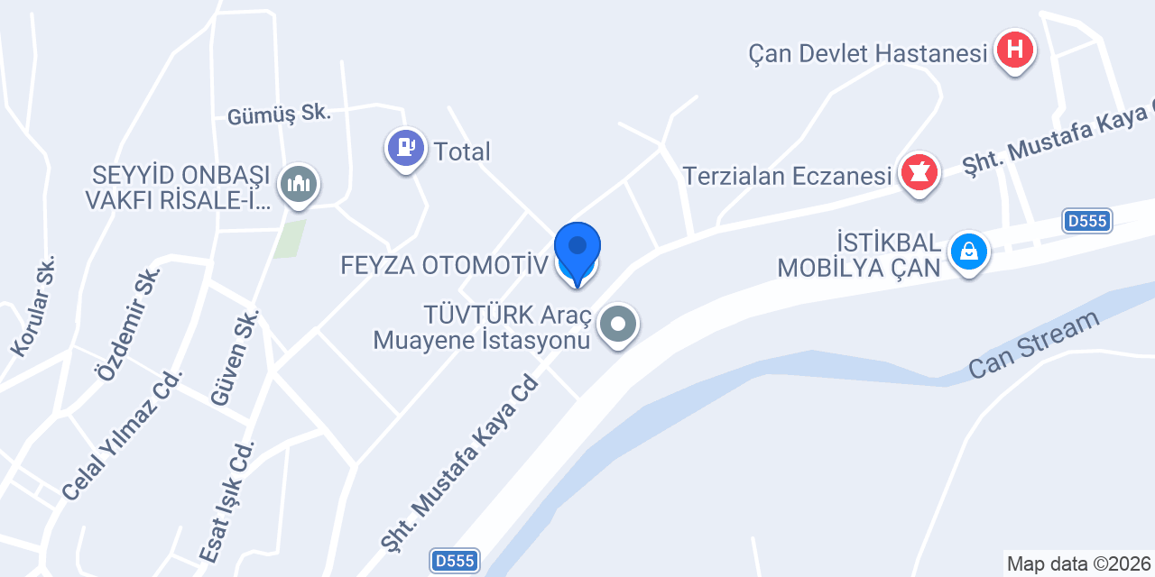 FEYZA OTOMOTİV konumu