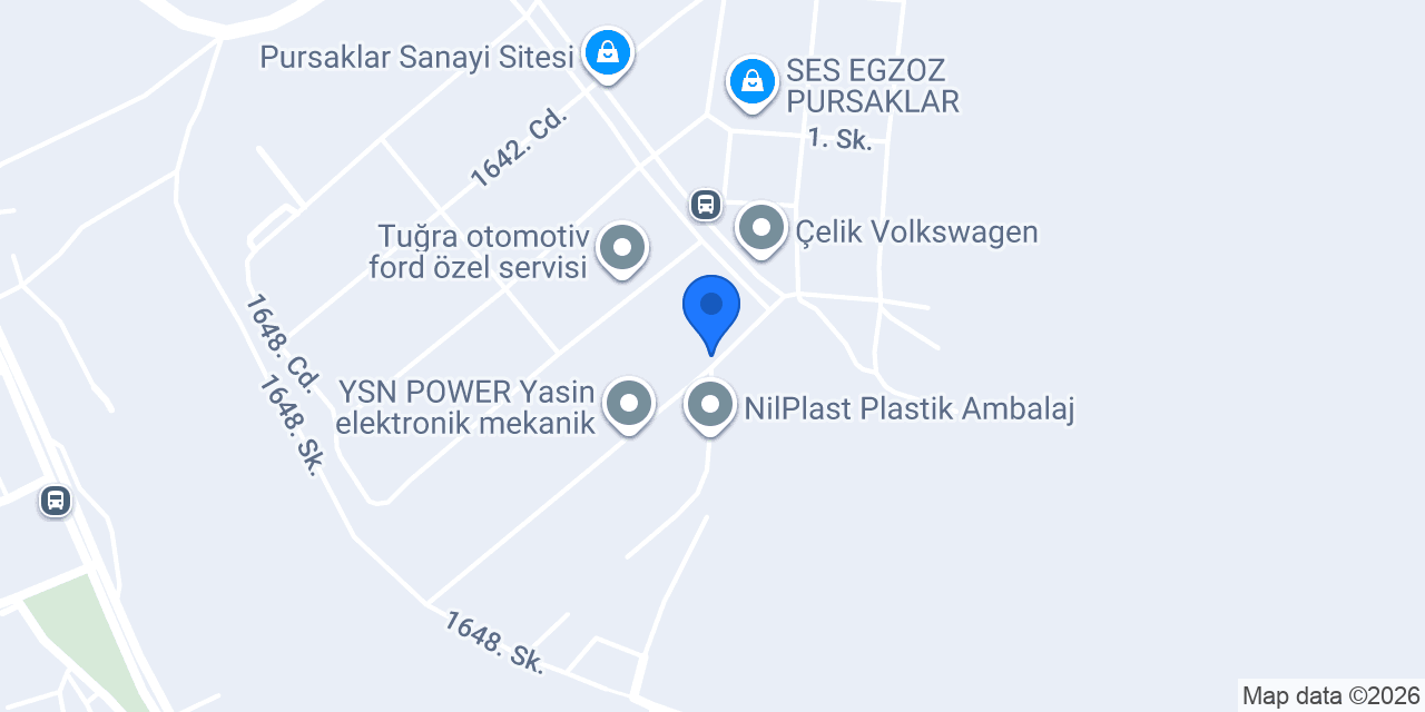 Çetinoğlu OTO konumu