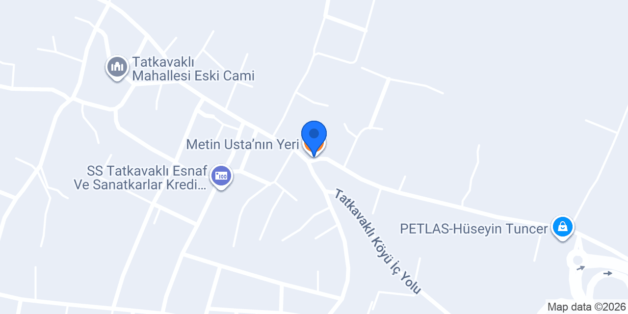 Metin Usta’nın Yeri konumu