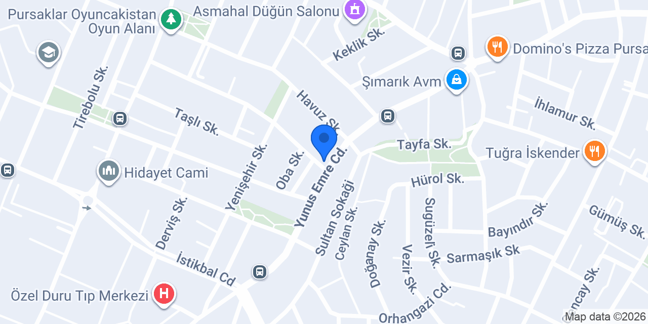 Milletin Kuruyemiş pursaklar konumu