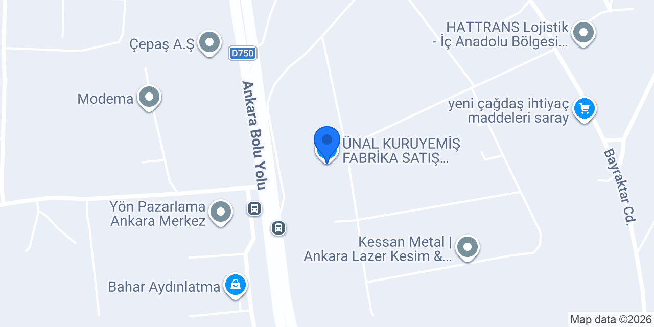 ÜNAL KURUYEMİŞ FABRİKA SATIŞ MAĞAZASI konumu