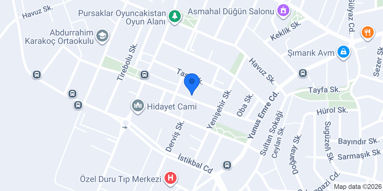 Öztürk TEKSTİL konumu