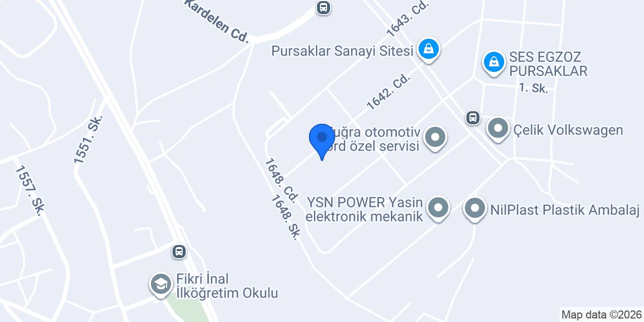 Mert Oto konumu