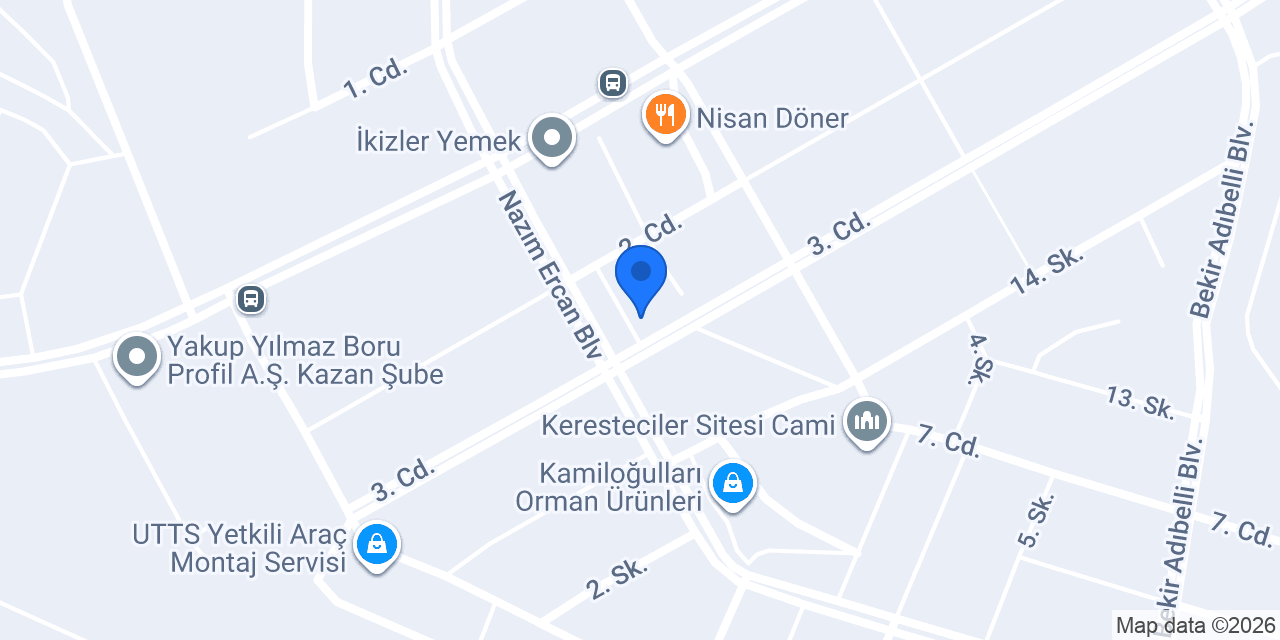 Halkbank Saray Şubesi konumu