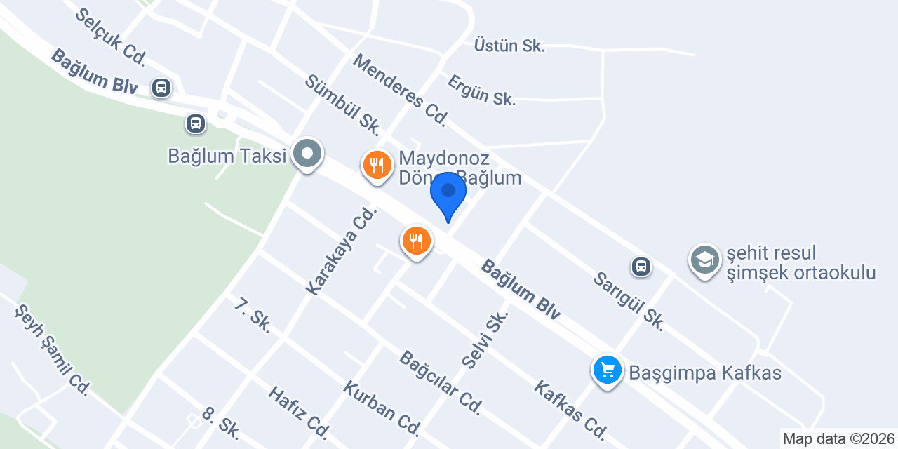 ALPARSLAN AV BAYİ konumu