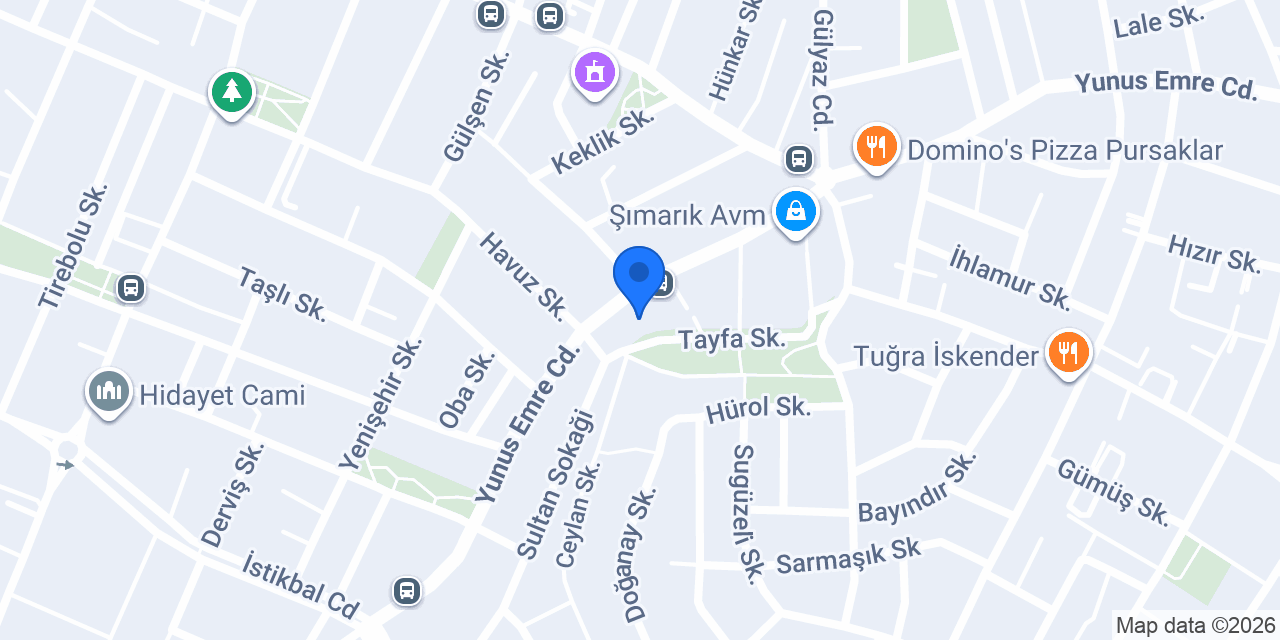Nisa Çiçekçilik Pursaklar konumu