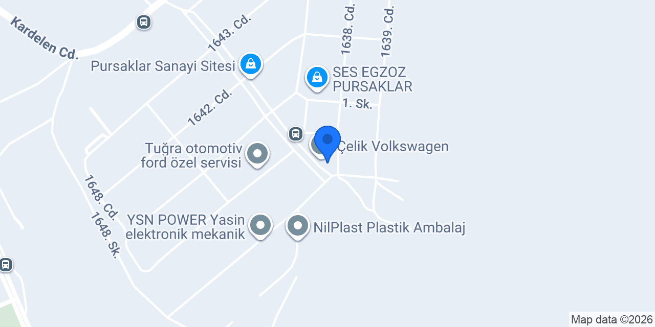 Çınar oto Elektrik Mekanik konumu