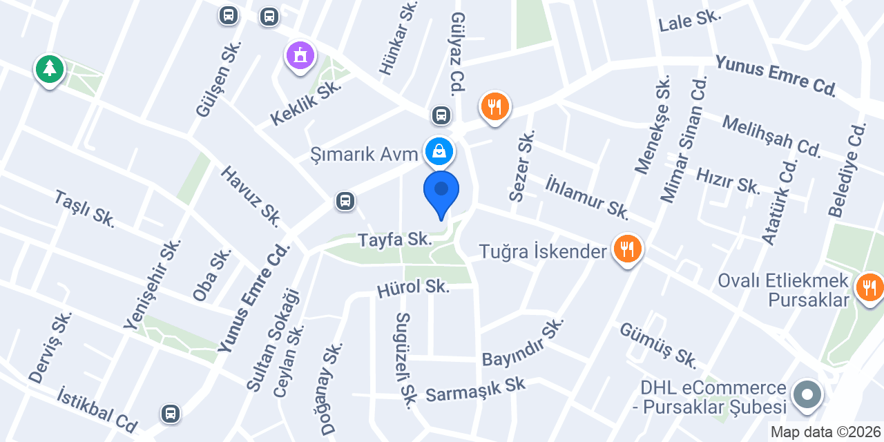 Gökçe Elektronik konumu