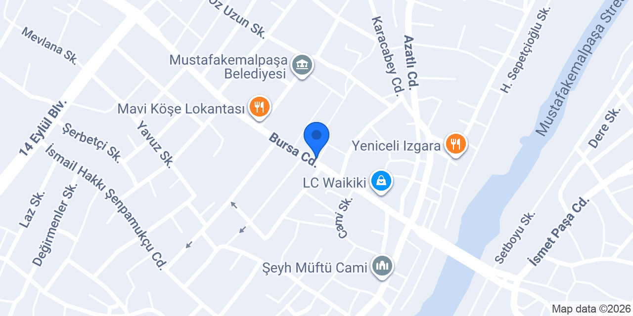 NUR GIDA konumu