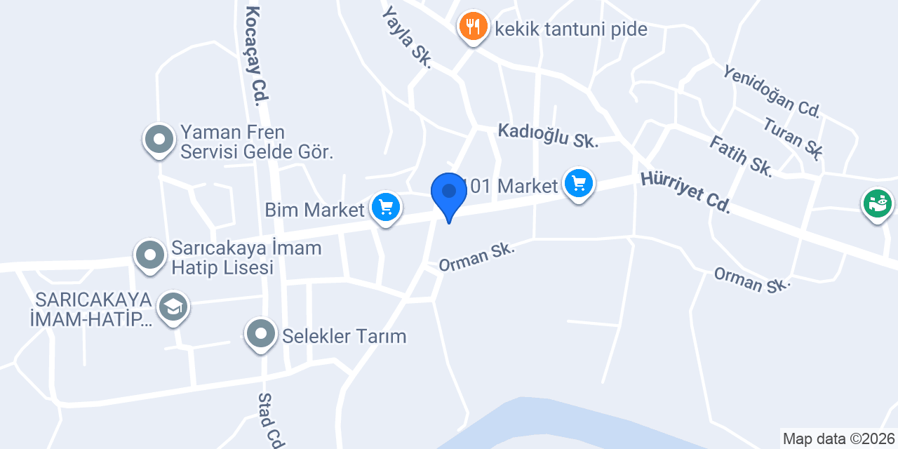 Tapu Müdürlüğü konumu